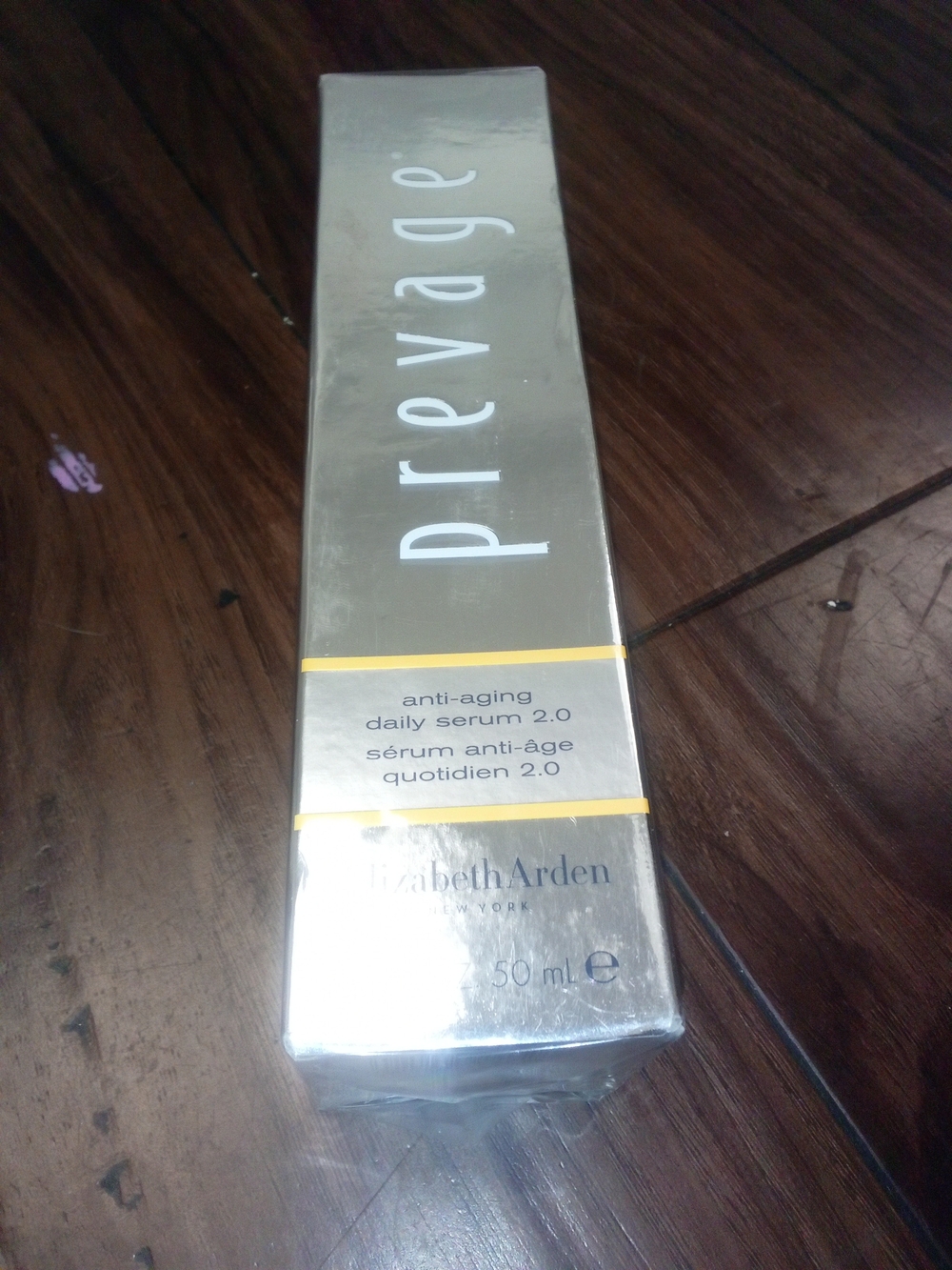 Elizabeth Arden Prevage Daily Serum 2.0 - Silver Packaging with Gold Accents